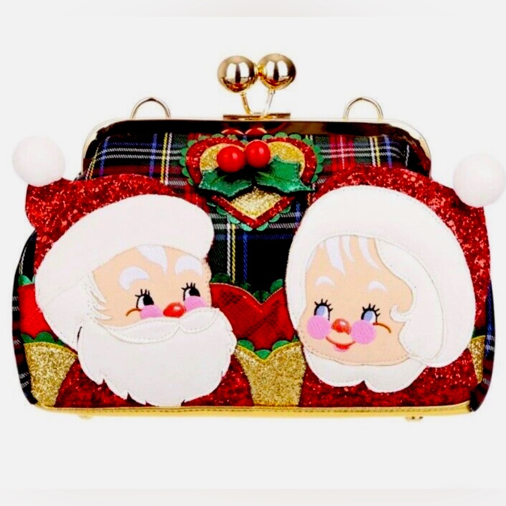 Irregular Choice Christmas Santa Claus Cuties Crossbody Bag NEW